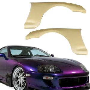 FRP RIDO Wide Body Fenders (front) > Toyota Supra (JZA80) 1993-1998 - image 1