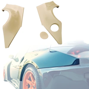 FRP TSE Wide Body Fenders (rear) > Nissan 350Z (Z33) 2003-2008 - image 1