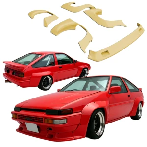 FRP TD N2 Wide Body Kit 5pc > Toyota Corolla (AE86) Trueno 1984-1987 - image 1