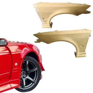 FRP VERT RID Wide Body 35mm Fenders (front) > Nissan Silvia (S15) 1999-2004 - image 1