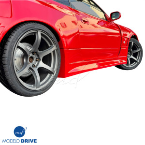 ModeloDrive FRP VERT RID Wide Body Side Skirts > Nissan Silvia (S15) 1999-2004 - image 1