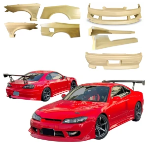 FRP VERT RID Wide Body Kit > Nissan Silvia (S15) 1999-2004 - image 1