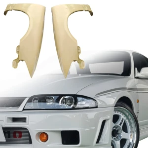 FRP OER GTR Fenders (front) > Nissan Skyline (R33) GTS 1993-1998 > 2dr Coupe - image 1