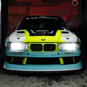 BMW E36 3 Series 2DR 4DR 1992-1998 ISB Style 1 Piece Polyurethane Front Bumper - image 1