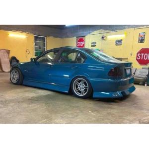 BMW E46 3 Series 2DR 4DR 1999-2005 ISB Style 1 Piece Polyurethane Rear Bumper - image 1