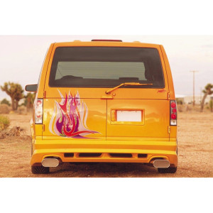 Chevrolet Astro 1995-2004 / GMC Safari Van 1995-2004 Python Look 1 Piece Polyurethane Rear Lip - image 1