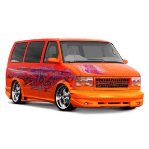 Chevrolet Astro 1995-2004 / GMC Safari Van 1995-2004 Python Style 2 Piece Polyurethane Side Skirts - image 1