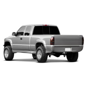 Chevrolet Silverado / GMC Sierra Ext Cab 1999-2000 KBD Aggressive Design 4 Piece Polyurethane Side Skirts Kit - image 1