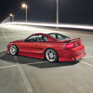 Ford Mustang 1994-1998 2FORDY 1 Piece Polyurethane Rear Bumper - image 1