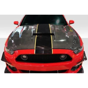 2015-2017 Ford Mustang CVX Carbon Fiber Hood - image 1
