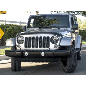 Jeep Wrangler JK (2/4 Doors) & Unlimited 2007-2018 Factory/OE Design 1 Piece Polyurethane Front Bumper - image 1