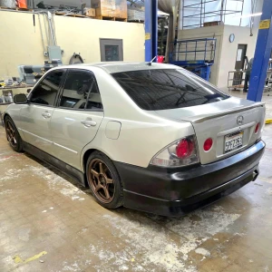 Lexus IS300 2000-2005 VTX Style 1 Piece Polyurethane Rear Bumper - image 1