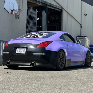 Nissan 350Z 2003-2008 VTX Style 1 Piece Polyurethane Rear Bumper - image 1