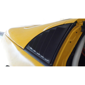 Nissan 300ZX 1990-1996 2+0 Louvered 2 Piece Polyurethane Window Scoops - image 1