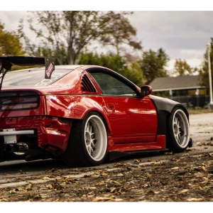 Nissan 300ZX 1990-1996 2+2 Louvered 2 Piece Polyurethane Window Scoops - image 1