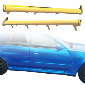 ModeloDrive FRP GTR Conversion Side Skirts > Nissan Skyline (R34) GTT 1999-2004 > 4dr Sedan - image 1