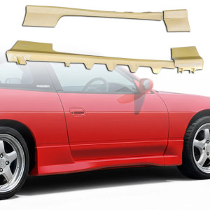 ModeloDrive FRP Type-X OR Side Skirts 4pc > Nissan 240SX 1989-1994 - image 1