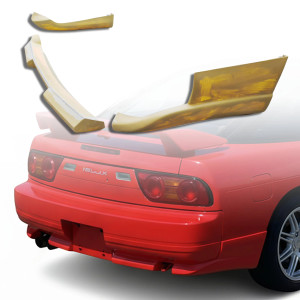 FRP Type-X OR Rear Lip 3pc > Nissan 240SX 1989-1994 - image 1