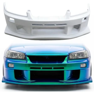 FRP URA GT Front Bumper > Nissan Skyline (R34) GTT 1999-2004 > 4dr Sedan - image 1