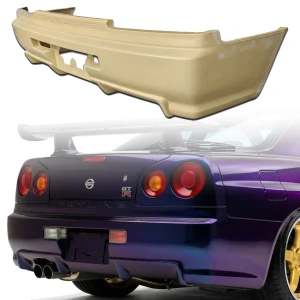 FRP OER GTR Rear Bumper > Nissan Skyline (R34) GTR 1999-2004 > 2dr Coupe - image 1