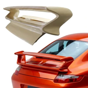 FRP GT3 Upper Decklid Engine Lid Wing > Porsche 911 (997) 2005-2012 - image 1