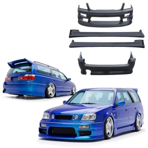 FRP MS MTN Body Kit 4pc > Nissan Stagea (C34) 1998-2001 - image 1