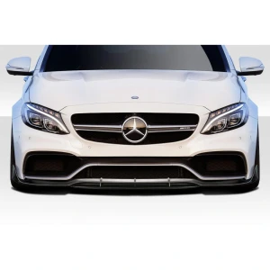 2015-2021 Mercedes C63 W205 C Speed Front Lip Under Spoiler - 1 Piece (C63 AMG Front Bumper Only) - image 1