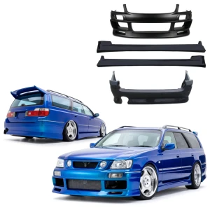 FRP DFIN Body Kit 4pc > Nissan Stagea (C34) 1998-2001 - image 1