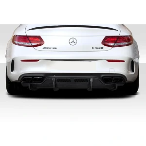 2015-2018 Mercedes C63 AMG Power Look Carbon Fiber Rear Lip - image 1