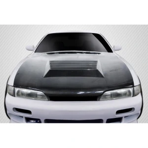 1995-1996 Nissan 240SX D-Spec Carbon Fiber Hood - image 1