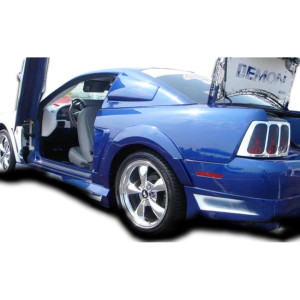 1999-2004 Ford Mustang Polyurethane Demon Rear Fender Flares - 2 Piece - image 1