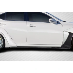 2006-2010 Lexus IS MSR Carbon Fiber Side Skirts - image 1