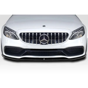 2015-2018 Mercedes Benz W205 C-Class / 2016-2018 Mercedes Benz C43 AMG Power Front Lip Spoiler Air Dam - 1 Piece (S) - image 1