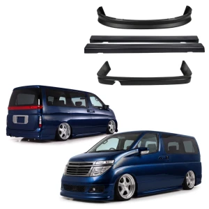 FRP VS Early Lip Body Kit 4pc > Nissan Elgrand (E51) 2002-2004 - image 1