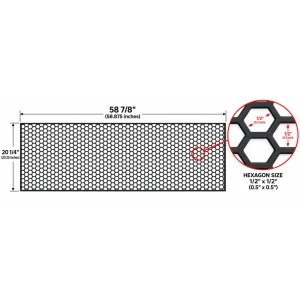 Universal – Extra Large Premium 1 Piece Polyurethane Mesh Grille - image 1