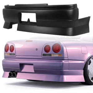 FRP URA D1S2 Rear Bumper > Nissan Skyline (R34) GT-T 1999-2002 > 4dr - image 1