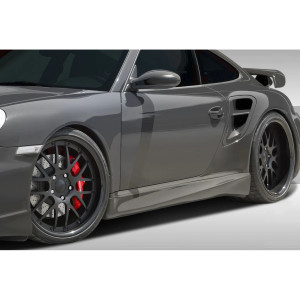 2005-2012 Porsche 911 Carrera 997 991 C4 C4S Turbo Eros Version 1 Side Skirts Rocker Panels - 2 Piece - image 1