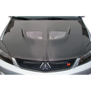 2004-2007 Mitsubishi Lancer Evo Carbon Fiber Hood - image 1