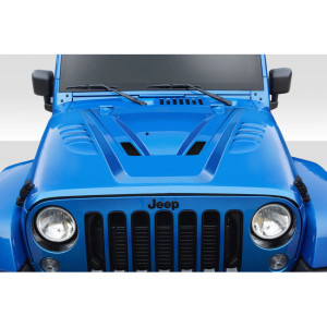 2007-2018 Jeep Wrangler ABR Hood - 1 Piece - image 1