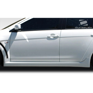 2008-2017 Mitsubishi Lancer Evo X Look Side Skirts Rocker Panels - 2 Piece - image 1