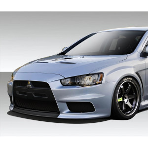 2008-2017 Mitsubishi Lancer Duraflex Evo X V3 Front Bumper - 1 Piece - image 1