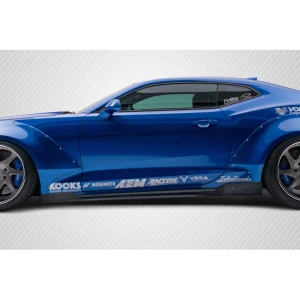 2016-2023 Chevrolet Camaro Grid Carbon Fiber Side Skirts - image 1