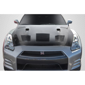 2009-2016 Nissan GT-R R35 Carbon Creations GT2 Hood - 1 Piece - image 1