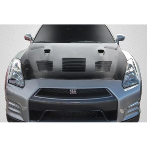 2009-2016 Nissan GTR GT2 Carbon Fiber Hood - image 1