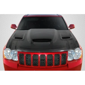 2005-2010 Jeep Grand Cherokee Hellcat Look Carbon Fiber Hood - image 1