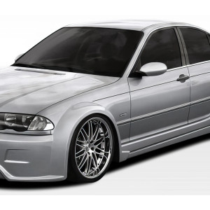 1999-2005 BMW 3 Series E46 4DR Duraflex I-Design Wide Body Front Fender Flares - 2 Piece - image 1
