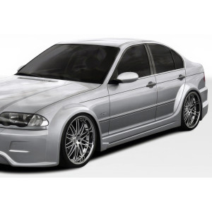 1999-2005 BMW 3 Series E46 4DR I-Design Wide Body Side Skirts Rocker Panels - 2 Piece - image 1