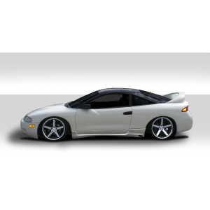 1995-1999 Mitsubishi Eclipse Eagle Talon Duraflex Kombat Side Skirts Rocker Panels - 2 Piece - image 1