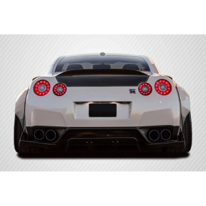 2009-2016 Nissan GT-R R35 Carbon Creations LBW Rear Diffuser / Splitters - 3 Piece - image 1