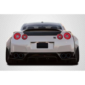 2009-2016 Nissan GTR LBW Carbon Fiber Rear Lip - image 1